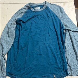Columbia Blue and Gray Long Sleeve Tee